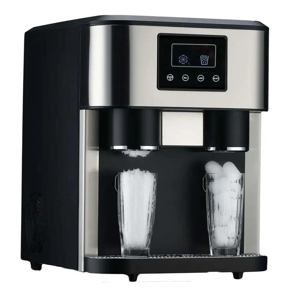 Máquina de hacer hielo para el hogar, máquina portátil de pellets de pepitas de hielo masticable suave, encimera, bares para el Hogar, Restaurantes, máquina para hacer hielo