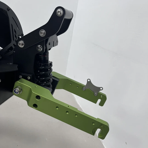 Chasis de Scooter Eléctrico Plegable para Adultos de 11 Pulgadas, Piezas de Repuesto, Tamaño Abierto de 150 mm, Marco de Scooter Eléctrico con Amortiguador de Resorte y Guardabarros - Product Image 3