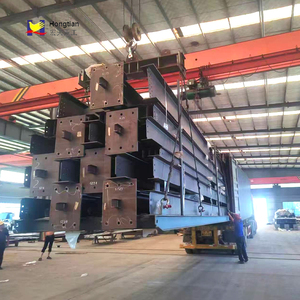 Bâtiment préfabriqué de structure de cadre galvanisé par acier de haute résistance de Q355B avec le toit de double <span class=keywords><strong>pente</strong></span> pour l'atelier - Product Image 5