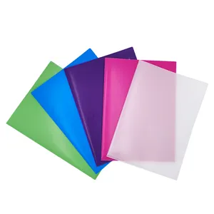 Cartella di File in PP pesante di colore ricco A4 diretto in fabbrica cartella di File a forma di L tascabile campione gratuito cartella di File a forma di L in plastica PP