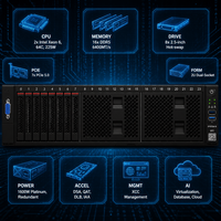 Serveur en rack 2U WR3220 G5 Xeon 6 cœurs haute performance DDR5 MRDIMM PCIe 5.0 testé pour applications ERP de calcul