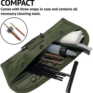 Bolsa de Kit de Limpieza Táctica, Bolsa de Herramientas de Mantenimiento Portátil, Clip para Cinturón, Soporte para Equipo de Caza, Almacenamiento de Accesorios para Exteriores - Product Image 5