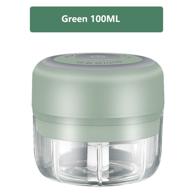 เครื่องบดกระเทียมไฟฟ้า 100ML (สีชมพู)