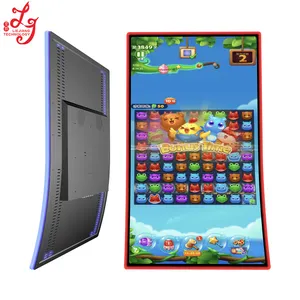 43 इंच "जे" आकार आरएस232 एलईडी लाइट्स के साथ नया आकर्षक गेमिंग टच स्क्रीन मॉनिटर, चीन फैक्टरी में बिक्री के लिए सर्वोत्तम मूल्य
