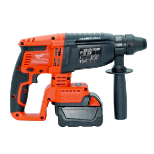 Martillo Rotatorio <span class=keywords><strong>Milwaukee</strong></span> M18 <span class=keywords><strong>18V</strong></span> SDS Plus, Martillo Eléctrico Inalámbrico con Batería para Perforación de Concreto - Product Image 2