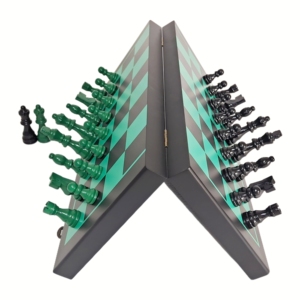 Nuovo Design 2024: <span class=keywords><strong>Set</strong></span> di Scacchi in Legno Magnetico Pieghevole da 15 Pollici con Scatola, per l'Educazione dei Bambini - Product Image 2