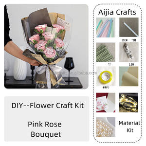 Kit <span class=keywords><strong>de</strong></span> proceso <span class=keywords><strong>de</strong></span> flor <span class=keywords><strong>de</strong></span> tallo <span class=keywords><strong>de</strong></span> chenilla <span class=keywords><strong>de</strong></span> tubo, Kit <span class=keywords><strong>de</strong></span> producción <span class=keywords><strong>de</strong></span> ramo <span class=keywords><strong>de</strong></span> tulipán DIY, palo borroso, Material hecho a mano - Product Image 4