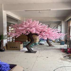 Promotion : Arbre artificiel géant de <span class=keywords><strong>cerisier</strong></span> en fleurs, taille personnalisée, fausse Sakura pour aménagement paysager de centres de villégiature, parcs, rues et places commerciales - Product Image 3