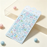 Autocollants 3D en cristal rigide effet bulle, en relief, auto-adhésifs, imperméables, Kawaii, pour coque de téléphone DIY