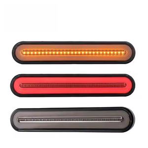 Lámpara de Freno LED de Alta Calidad para Camión y Remolque, Luz de Señalización Amarilla, Roja y Blanca de 4 Pulgadas, 12V 18W, Repuesto Estable para Averías y Emergencias - Product Image 1