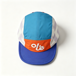 Gorra Deportiva Unisex de 5 Paneles con Bloques de Color, Gorra de Running de Secado Rápido y Ajustable con Bordado, Ligera para Exteriores, para Hombre y Mujer - Product Image 3