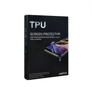 แผ่นฟิล์มไฮโดรเจล TPU EPU ขนาด 0.14 มม. วัสดุป้องกันหน้าจอ 180x120 มม. แบบใส HD หรือแบบด้าน สำหรับเครื่องตัดฟิล์มไฮโดรเจล บรรจุ <span class=keywords><strong>50</strong></span> แผ่น - Product Image 1