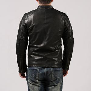 แจ็กเก็ตหนังแกะนักบินสำหรับผู้ชายเสื้อโค้ทหนังแท้สำหรับผู้ชายลำลองแบบสมาร์ทแบรนด์อิตาลีออกแบบได้ตามต้องการ - Product Image 6