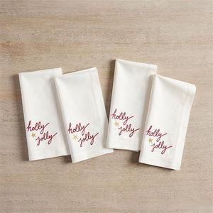 Ensembles de serviettes de table avec logo imprimé personnalisé Assiettes de cuisine en tissu pour dîner et fête Boissons de restaurant brodé Airlaid - Product Image 6