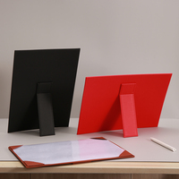 Porte-certificat personnalisé imprimé recto, estampage à chaud or, couverture simple face, brochure, présentoir