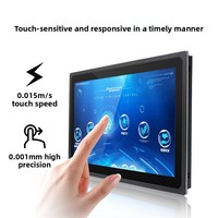 Écran tactile industriel tout-en-un de 101 pouces, affichage intégré, PC intelligent spécialisé portable