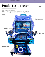 Máquina de Videojuegos Arcade para Interiores, Simulador de Pistola para TV, PC, con 1 Año de Garantía, en Inglés