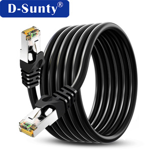 Câble réseau Ethernet LAN D-Sunty Cat5e STP FTP en cuivre massif conforme ROHS 8P8C 1M 2M 3M - Product Image 1