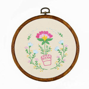 Embroidery Cross Stitching Needlework Kit Punch Needle Kit for Handmade Craft