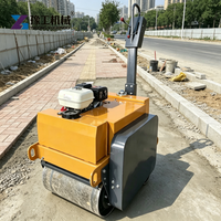 Compacteur à double tambour de 3 tonnes avec système de refroidissement fiable pour un travail continu