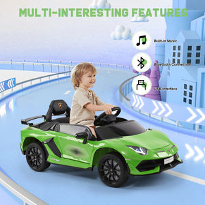 Voiture électrique sous licence <span class=keywords><strong>Aventador</strong></span> SVJ pour enfants, deux places, batterie <span class=keywords><strong>12V</strong></span>, voiture pour enfants, voiture électrique avec télécommande - Product Image 3