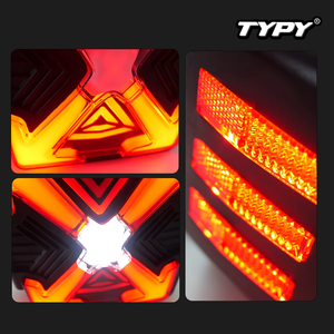 TYPY Car Tail <b>Lights</b> for Jeep Wrangler 2006-2024 LED Car Tail Lamps <b>Daytime</b> <b>Running</b> <b>Lights</b> Dynamic Turn Signals - Product Image 5