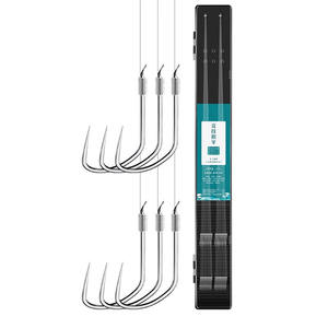 Gancho de Pesca Doble Tipo Diente de Lobo Giant Fin King Competition, Anti-Enredos, para Pesca de Carpa Crucian, Pesca de Fondo, Duradero - Product Image 1