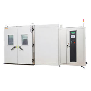 غرفة اختبار درجة حرارة الرطوبة في المشي 12 متر مكعب من الفولاذ المقاوم للصدأ غرفة مناخية بسعة كبيرة مخصصة - Product Image 1
