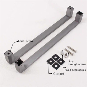 Kiểm soát chất lượng tốt nhất tùy chỉnh bền tắm đôi bên phòng tắm thép không gỉ xử lý - Product Image 4