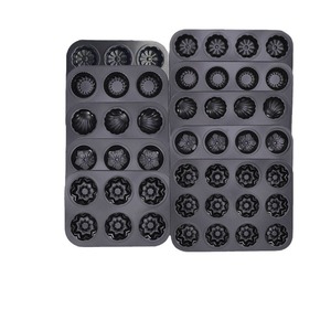 Fournitures de cuisine professionnelles, moules à muffins et à cupcakes en acier au carbone antiadhésif résistant à la chaleur pour fours de cuisine industrielle - Product Image 4