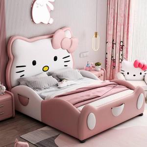 जिंस की नई डिजाइन हॉट सेलिंग हैलो किट्टी बच्चों के कमरे के लॉफ्ट एकल बिस्तर 1.5 मीटर - Product Image 6