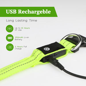 <span class=keywords><strong>Collar</strong></span> de seguridad nocturna para perro, resistente al agua, recargable por USB, Led intermitente, de nailon - Product Image 5