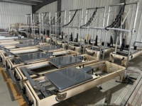 Machine de Pilates Reformer en bois d'érable de qualité supérieure, certifiée CE, pleine taille, multifonctionnelle, professionnelle, avec tour, pour studio de Pilates