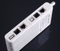 Testeur de câble réseau téléphonique 4 en 1 RJ11 RJ45 USB BNC LAN