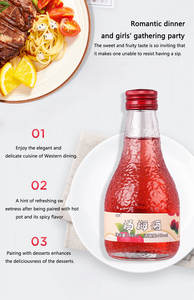 Best Selling Xiake Legend High Quality Chinese <strong>Plum</strong> Flavor Medium Sweet Fruit <strong>Sake</strong> 6% Vol Healthy Choice Women Dinner 500ml - Product Image 5