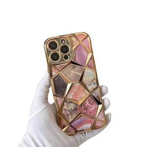 Nueva funda de teléfono para Samsung A5 4G, patrón de diamante galvanizado, grabado láser, funda de teléfono móvil anticaída de TPU - Product Image 5