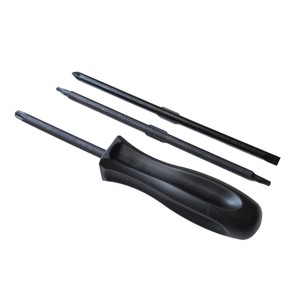 Dual Purpose Screwdriver Set Ph2 Sl6 T20 T25 T30 T40 Magnetic Metric 6 In 1 With Single Color Handle - Product Image 5