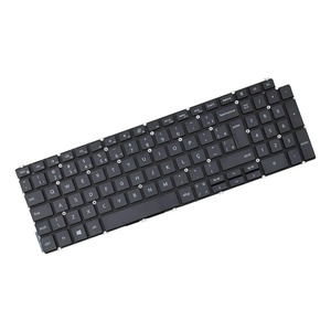 Teclado Retroiluminado Brasileño para Portátil <span class=keywords><strong>Dell</strong></span> <span class=keywords><strong>Inspiron</strong></span> 15 3501 3502 3505 5501 <span class=keywords><strong>5502</strong></span> 5505 5508 Vostro 5590 7500 7590, Sin Marco, Color Negro - Product Image 1