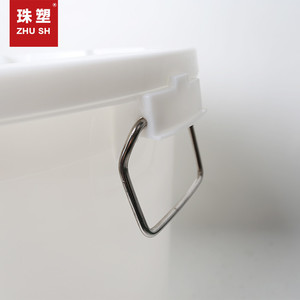 屋外12ガロン45100リットルプラスチックPP大型飼料収納バケット、ロック蓋付き - Product Image 4