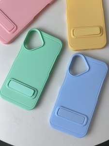 Funda de teléfono elegante con soporte esmerilado simple <span class=keywords><strong>para</strong></span> <span class=keywords><strong>iPhone</strong></span> 16 promax 15 <span class=keywords><strong>pro</strong></span> funda de protección contra caídas 14 13 hombres y mujeres <span class=keywords><strong>12</strong></span> funda de teléfono celular - Product Image 5