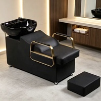 Fauteuil de lavage professionnel pour salon de coiffure avec bac intégré
