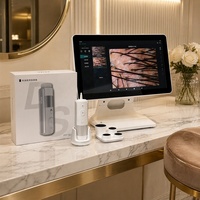 No Shaving Needed AI Scalp Analyzer Hair Mirror Trichoscope Follicle Detector 200X 16MP for Hair Loss Detection Android