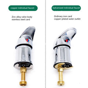 Usine Shampooing lit robinet salon de beauté salon de coiffure salon de coiffure eau chaude et froide mitigeur accessoires mitigeur poinçon - Product Image 4