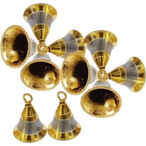 PARIJAT Handicraft Vintage Style Brass <b>Bell</b> Doorbells Lot 10 Elephant Cow <b>Bells</b> <b>Small</b> Craft Decor Brass <b>Bells</b> (Craft-<b>Bell</b>-03) - Product Image 5