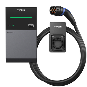 สถานีชาร์จรถยนต์ไฟฟ้า TOPDON UK EU Stock PulseQ AC Lite 22kw 11kw 7kw 32a 16a 3 เฟส Type 2 1 Wifi RFID ชาร์จเร็ว - Product Image 1