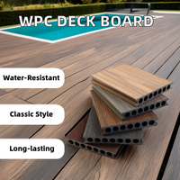 Pont Composite Anti-Uv Chêne Installation Facile Plancher Composite En Plastique Bricolage Terrasse Extérieur Panneau Composite Imperméable