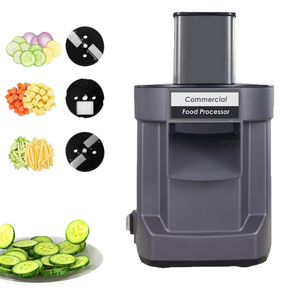 Coupe-légumes électrique 3 <span class=keywords><strong>en</strong></span> 1 : machine efficace pour couper <span class=keywords><strong>en</strong></span> dés, trancher et <span class=keywords><strong>râper</strong></span> (<span class=keywords><strong>julienne</strong></span>) avec plusieurs lames - Product Image 1