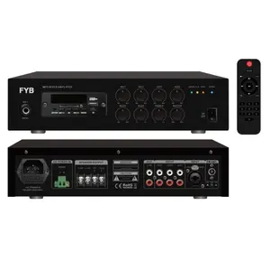 2023 Fabriek Lage Prijs Afstandsbediening Mp3/Tf/Fm/Bluetooth/Emc 60 W 120W Mixer Versterker