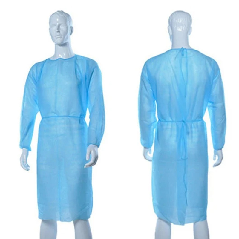 Disposable Blue Cuff Medical Protective Coverall