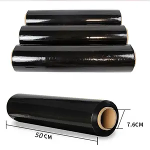 Factory Price Black Strong Pallet Wrap Polyolefin Pof Heat Shrink Wrap Film/stretch Film